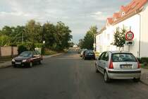 Buchwaldstra�e, Richtung Oderdamm, Teil des Oder-Neisse-Radweg