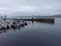 Gjovik, kleiner Leuchtturm am Gamlehavn (23.05.2023)