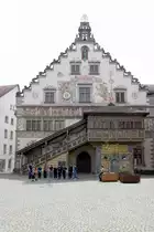 LINDAU (Bodensee), 07.05.2023, die Nordseite des Alten Rathauses