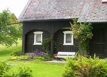 Umgebindehaus in Krompach, Lausitzer Gebirge