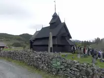 H�ydalsmo, Eidsborg Stabkirche, erbaut im 13. Jahrhundert (27.05.2023)