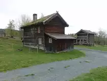 H�ydalsmo, Holzhaus im Freilichtmuseum des Vest Telemark Museum (27.05.2023)