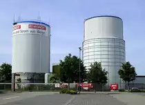 Freibur-Industriegebiet Nord, Biogasanlage f�r Strom und W�rmeerzeugung, seit 1999 in Betrieb, Mai 2022