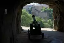 LUXEMBOURG, 20.06.2023, Blick aus den Bock-Kasematten �ber das Alzette-Tal hinweg