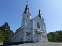 Ris�r, evangelische Frydendal Kirche, erbaut 1879 durch Henrik Nissen (28.05.2023)