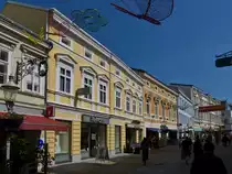 Blick am sp�ten Samstagnachmittag in die Fu�g�ngerzone in St. P�lten. 03.06.2023