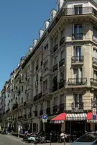 Sch�ne Wohnh�user in Paris. Foto: Mai, 2023.