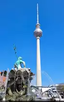 Neptunbrunnen und Fernsehturm, so gesehen im Herzen Berlins.

🕓 22.4.2023 | 14:13 Uhr