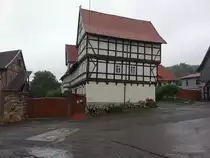 Auleben, alter R�xleber Hof in der Rudolf Breitscheid Stra�e, erbaut im 17. Jahrhundert (30.06.2023)