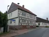 Buchholz, Fachwerkrathaus an der Buchholzer Landstra�e (30.06.2023)