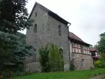 R�digsdorf, evangelische St. Jacobi Kirche, erbaut im 16. Jahrhundert (30.06.2023)