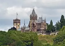 Schlo� Drachenburg im Siebengebirge am 22.07.2023