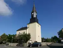 Gro�z�bern, evangelische Kirche, erbaut 1869 (22.07.2023)