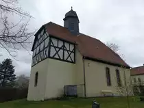 Birkhausen, evangelische Dorfkirche, erbaut 1741 (29.04.2023)