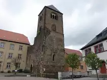 Weida, romanische Peterkirche, erbaut ab 1267, zerst�rt im Drei�igj�hrigen Krieg (29.04.2023)