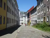 Gera, H�user in der Rittergasse (30.04.2023)