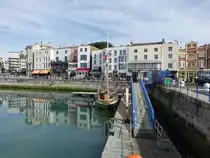 Ramsgate, H�user an der Harbour Parade (02.09.2023)