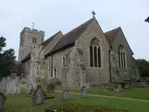 Aylesford, sp�tgotische Pfarrkirche St. Peter und Paul, restauriert 1878 (03.09.2023)