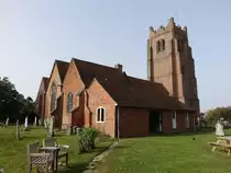 Ingatestone, St. Edmund und St Mary Kirche, erbaut im 11. Jahrhundert, umgebaut im 17. Jahrhundert (06.09.2023)
