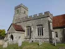 Tolleshunt, Pfarrkirche St. Nikolaus, erbaut im 11. Jahrhundert (06.09.2023)