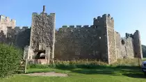 Framlingham Castle, erbaut im 12. Jahrhundert durch Roger Bigod, Earl of Norfolk (07.09.2023)