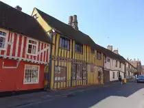 Lavenham, Fachwerkh�user in der High Street (07.09.2023)