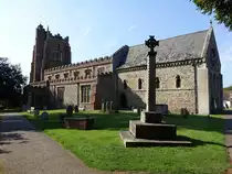 Castle Hedingham, Pfarrkirche St. Nicolas in der King Street, erbaut ab 1180 (07.09.2023)