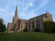 Thaxted, Pfarrkirche St. John, erbaut von 1380 bis 1510 (07.09.2023)