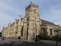 Cambridge, Pfarrkirche St. Botolph, erbaut im 14. Jahrhundert (08.09.2023)