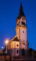 Evangelische Christuskirche Tiengen (Waldshut-Tiengen) zur Blauen Stunde.

🕓 30.7.2023 | 21:37 Uhr