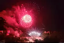  Fire on the Rocks : gro�es Feuerwerk �ber dem Rheinfall im Vorfeld des Schweizer Nationalfeiertags am 1. August. Zwanzig Minuten lang leuchtete der gr��te Wasserfall Europas in allen m�glichen Farben.

🕓 31.7.2023 | 21:50 Uhr