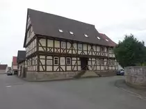 Roringen, Fachwerkhaus in der Lange Stra�e (29.06.2023)