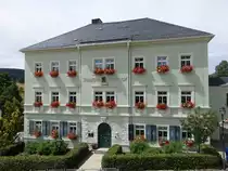 Eibenstock, altes Amtsgericht im Spatzenhaus in der Schulstra�e (23.07.2023)