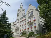 Eibenstock, Rathaus, erbaut von 1906 bis 1907 durch Arthur L�tzer (23.07.2023)