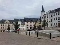 Kirchberg, H�user am Altmarkt (12.08.2023)