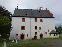 Sp�tgotisches Schloss Netzschkau, erbaut 1490 als unbefestigtes Wohnschloss (12.08.2023)