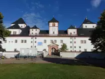 Jagdschloss Augustusburg, erbaut von 1568 bis 1572 auf dem Schellenberg (17.09.2023)