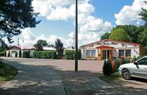 U Baracke, Dr.-K�lz-Stra�e am Bahnhof Guben S�d, Hotel/Pension Klinger, Biergarten, Bowling, Gastronomie  Anno Tobak . 