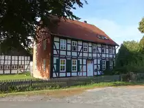 Erbsen, Fachwerkhaus in der Stra�e Auf dem Kirchberg (28.09.2023)