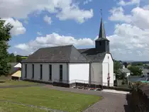 R�hl, kath. Pfarrkirche St. Martin, Saalbau von 1813, verl�ngert 1951 (23.06.2022)