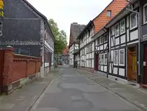 Einbeck, H�user in der hohen M�nsterstra�e (29.09.2023)