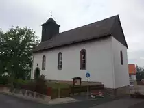 Wellersen, evangelische Kirche, erbaut 1664 (29.09.2023)