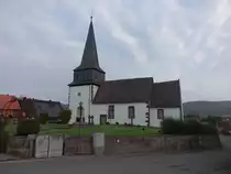 Mackensen, evangelische St. Christophorus Kirche, sp�tgotische Saalkirche (30.09.2023)