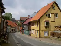 St. Andreasberg, H�user in der M�hlenstra�e (21.05.2011)