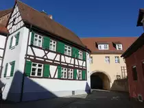 Wolframs-Eschenbach, ehem. Kaplanhaus in der F�rbergasse, erbaut 1666 (07.03.2021)