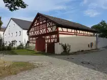 Inching, Pfarrscheune in der Martinstra�e, erbau 1709 (23.08.2015)