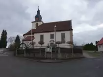 Burgpreppach, evangelische Kirche, Saalbau erbaut 1734 (24.03.2016)