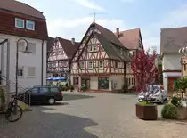 Klingenberg am Main, Fachwerkh�user an der Hauptstra�e (13.05.2018)