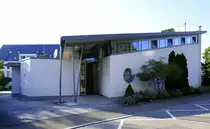 M�llheim in Baden, die Neuapostolische Kirche, der Eingangsbereich, Sept.2021