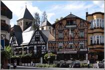 H�userzeile in Altenahr. 14.08.2008